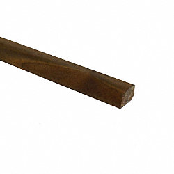 Prefinished Matte Brazilian Pecan Hardwood 1/2 in thick x .75 in wide x 78 in Length Shoe Molding